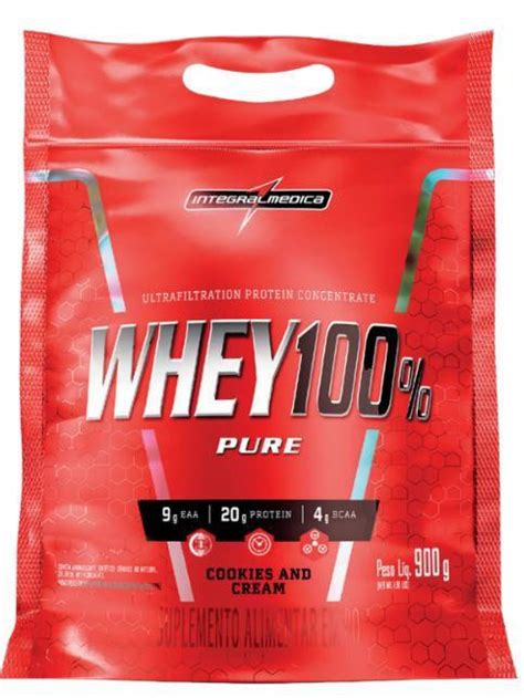 Im Whey 100 Refil Pure Cookies And Cream 907g Integralmedica Whey