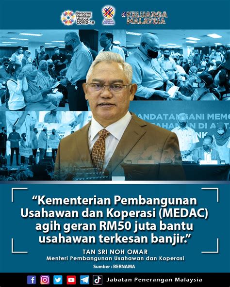 KEMENTERIAN PEMBANGUNAN USAHAWAN DAN KOPERASI MEDAC AGIH GERAN RM50