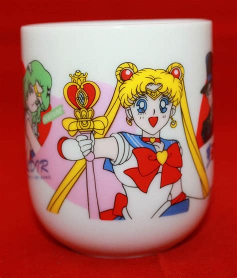 Sailor Moon S Japanese White Porcelain Yunomi Tea Cup Japanese Tea