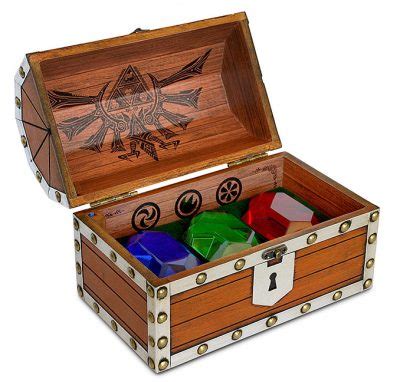 Legend of Zelda Rupee Chest Paperweight - GeekAlerts