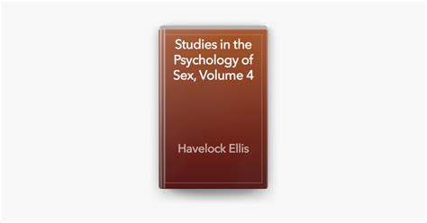 Studies In The Psychology Of Sex Volume 4“ Von Havelock Ellis In Apple