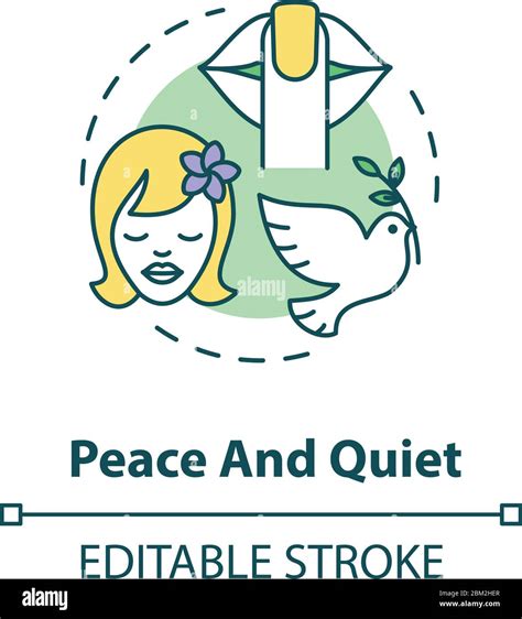 Peace and quiet concept icon Stock Vector Image & Art - Alamy