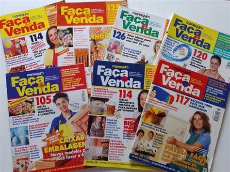 Lote 7 Revistas Manequim Faça E Venda Variadas Y513 Parcelamento