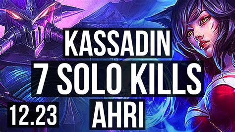 Kassadin Vs Ahri Mid Solo Kills Rank Kassadin Legendary