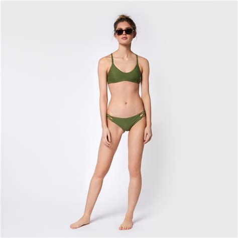 Mystic Dune Bikini Bottom Dark Olive