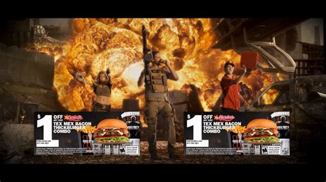 Charlotte Mckinney On Carl S Jr Call Of Duty Black Ops Commercial