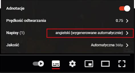 Ustawienia napisów na YouTube - Morenglish 
