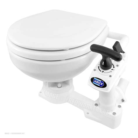 Jabsco 29090 5000 Marine Compact Toilet Boat Head Manual Twist N Lock