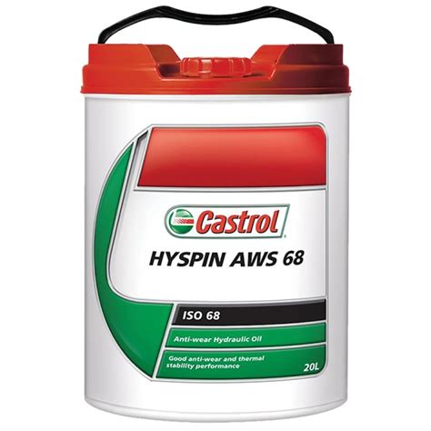 Castrol Hyspin AWS 68 Hydraulic Oil 20L 3334435