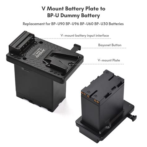 Andoer V Lock V Mount Plate To U Dummy Built In B J Ebay