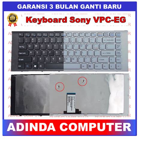 Jual Keyboard Sony Vaio VPCEG VPC EG VPC EG Putih White Shopee Indonesia