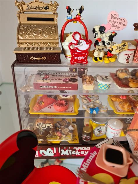 Re Ment Disney Mickey And Minnie Mouse Cafe Miniature Hobbies Toys