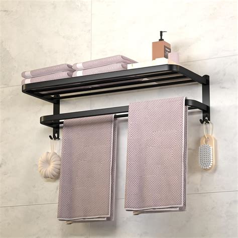 Amazon Dds Dudes Bathroom Towel Rack Towel Shelf With Double Towel