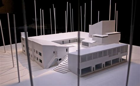 Model Säynätsalo Town Hall Finland 1951 Alvar Aalto Architecture