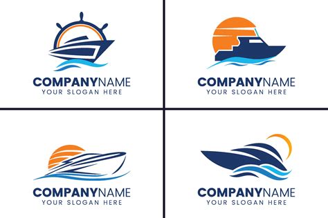 Boat Logo Design Collection 28103757 Vector Art at Vecteezy