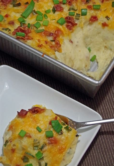 Loaded Mashed Potato Casserole Recipe Suburbia Unwrapped