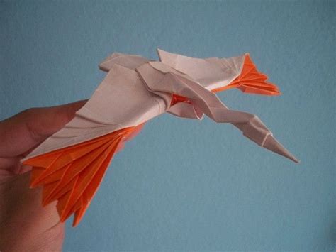 Flying Crane Satoshi Kamiya By Oridziq Via Flickr Mode Origami