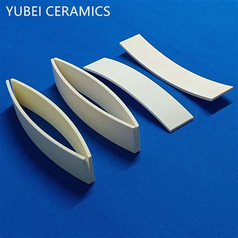 Curved Alumina Ceramic Sheet Cambered Plate 99 Al2O3