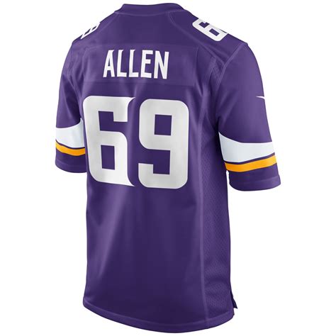 Nike Nike Minnesota Vikings Jared Allen Men's Game Jersey in Purple for ...