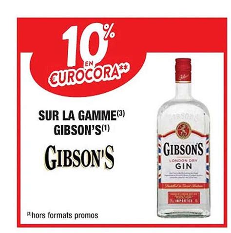 Offre La Gamme Gibson S Chez Cora