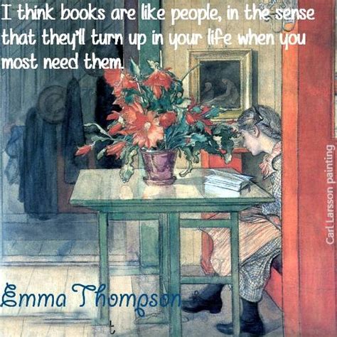 Emma Thompson Quote ~ Books – LADY QUOTES