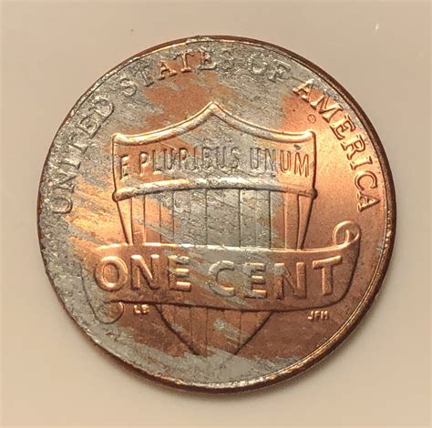 D Extreme Defective Copper Plating Shield Cent Coin Talk