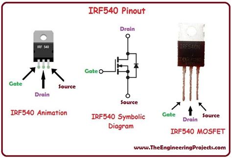 Introduction To IRF540 The Engineering Projects