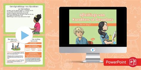 Dis So Gay Karakters Se Gevoelens PowerPoint