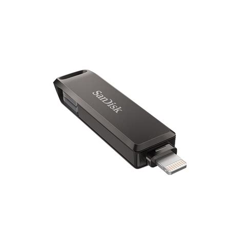 แฟลชไดรฟ SanDisk iXpand Flash Drive Luxe 256GB Black Lightning and