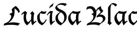 lucida blackletter font   legionfonts