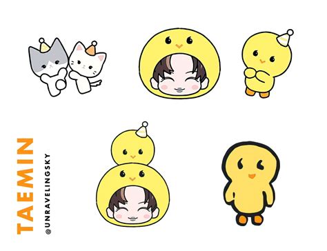 Shinee Jonghyun Kpop Mascot Fandoms Fan Art Dolls Stickers