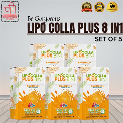 Lipo Colla Plus 8IN1 10 Sachets(SET 5) (Concentrated and effective for ...