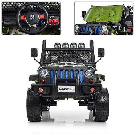 Детский электромобиль Jeep 4х4 телокар машина Цвет Зеленый ...