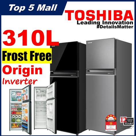 TOSHIBA 203L 220L 270L 310L 2 Door Inverter 5 STAR Fridge