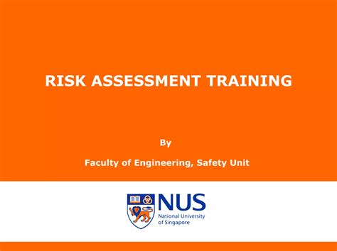 Risk Assessment Training Ppt