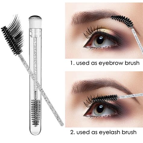 Disposable Mascara Brushes Tubes Set 20 Pieces Empty Tubes With