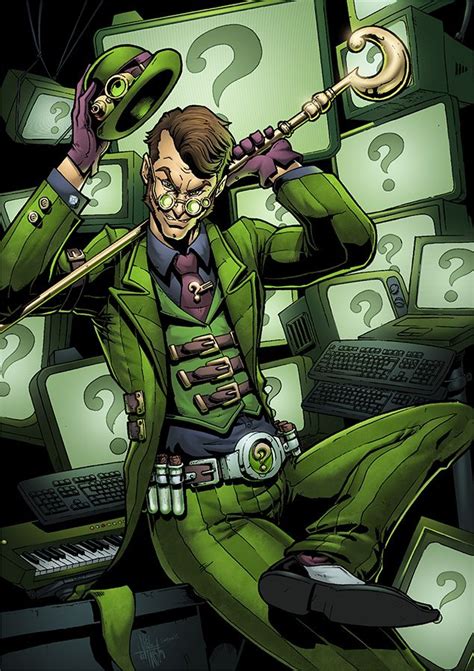 The Riddler Riddler Batman Riddler Gotham Villains