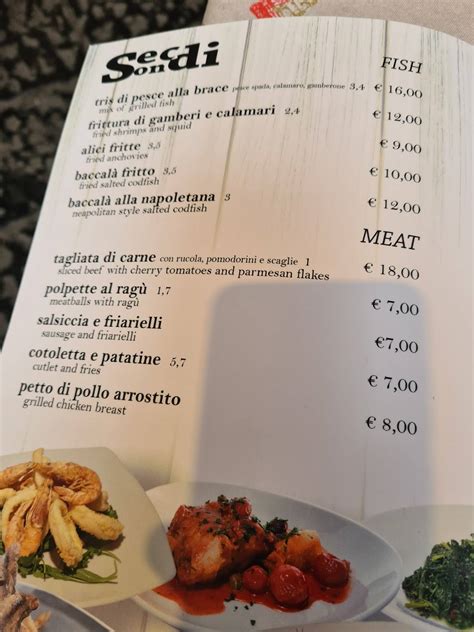 Speisekarte Von Trattoria Da Carmela Restaurant Neapel