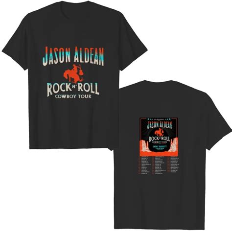 Jason Aldean Rock N Roll Cowboy Tour Tshirt Walmart