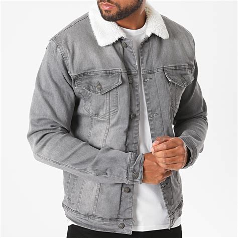 Classic Series Veste Jean Fourrure 3322 Gris