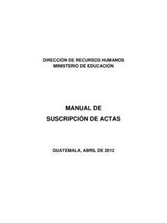 Manual De Suscripci N De Actas Manual De Suscripci N De Actas Pdf