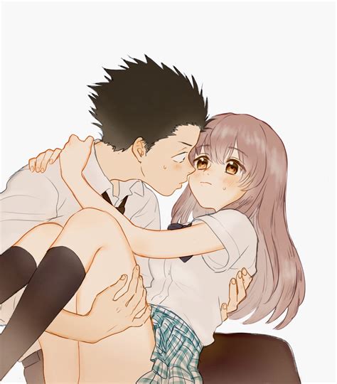 Nishimiya Shouko And Ishida Shouya Koe No Katachi Drawn By Cat811021