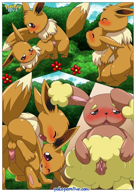 Rule 34 Buneary Eevee Excited Furry Mating Press Mating Season Palcomix Penis Pokemon Pussy