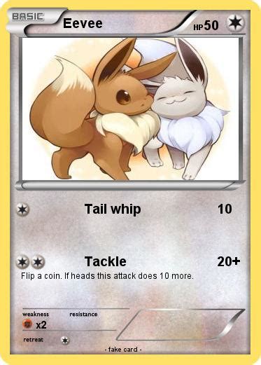 Pokémon Eevee 1874 1874 Tail Whip My Pokemon Card