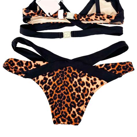 Agent Provocateur Mazzy Leopard Bikini Sz 2 EBay