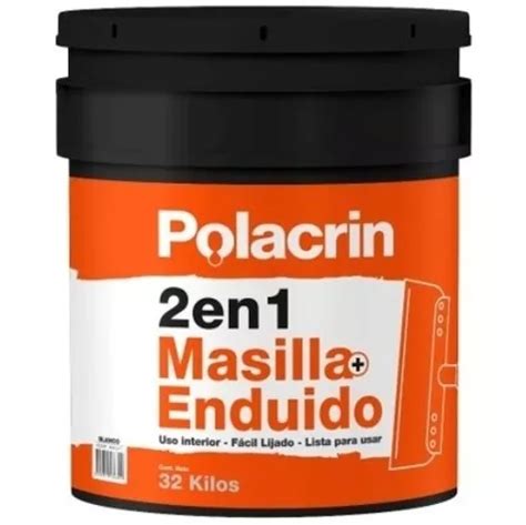 Polacrin Masilla Enduido Duo 2 En 1 X 32 Kg MercadoLibre