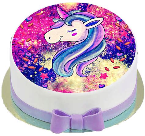 OPŁATEK NA TORT 6 JEDNOROŻEC Unicorn Tęczowy 20cm 12391277227 Allegro pl