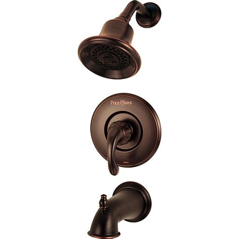 Price Pfister Treviso Single Control Tuscan Bronze Tub Shower Faucet