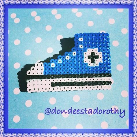 Converse Hama Beads By Dondeestadorothy Perler Beads Perler Hama Beads