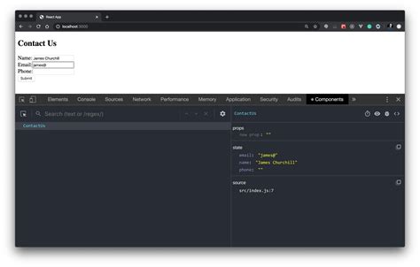 Forms Codesandbox